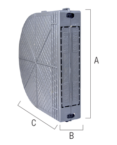 Cassetta in plastica da 185 piccola